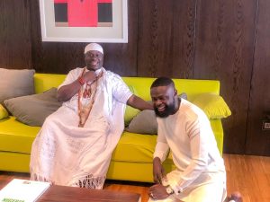 Fashion Designer, Yomi Makun honoured by Ooni of Ife