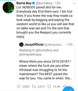 I'm best since Fela Kuti 