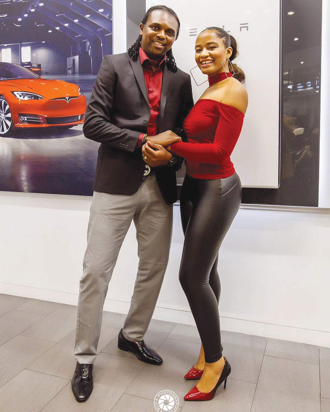 kanu and wife
