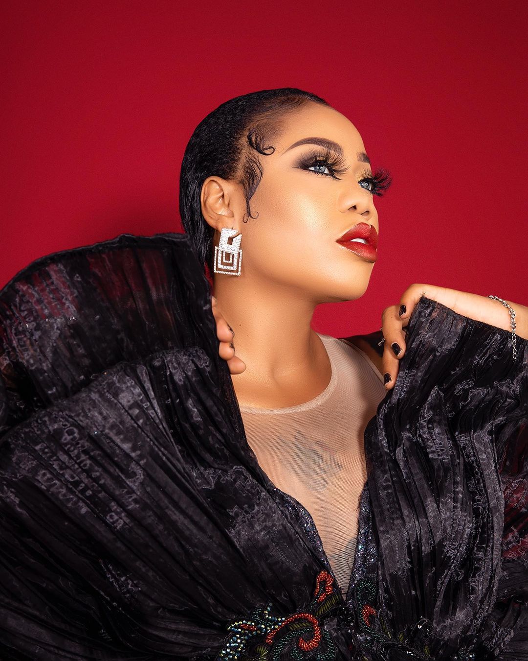 Toyin Lawani Bares It All As She Releases Stylish Photos To Celebrate