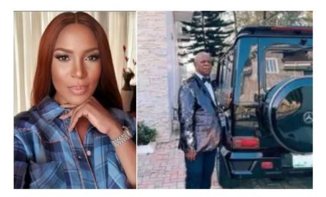 Linda Ikeji for buying her father Gwagon worth N55 million