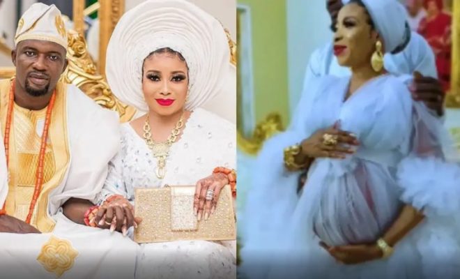 Lizzy Anjorin and husband, Lawal Lateef welcome first child in America