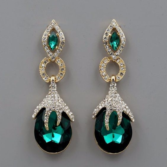 Emerald Green Crystal Rhinestone
