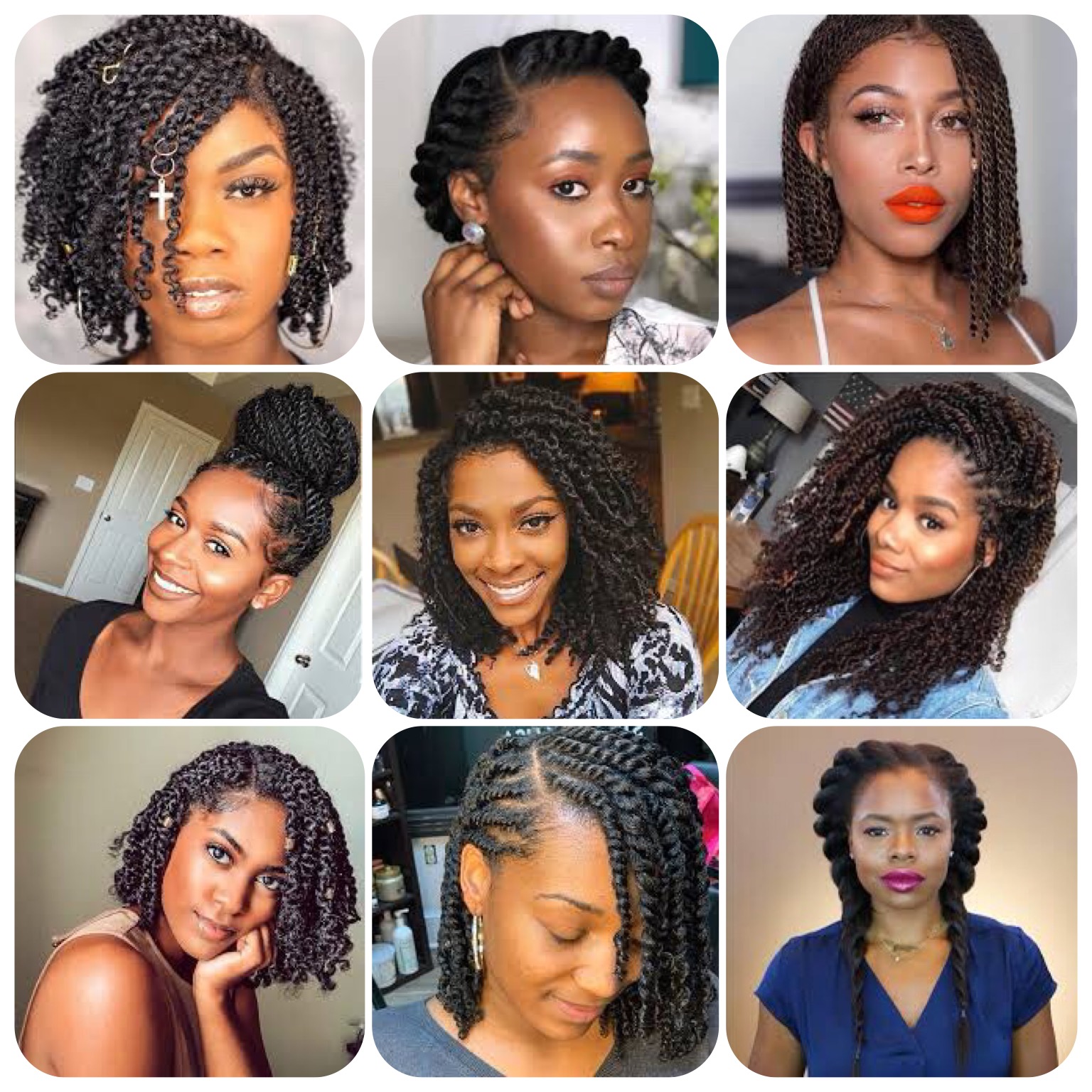 Lovely twist styles for natural hair - Vanguard Allure