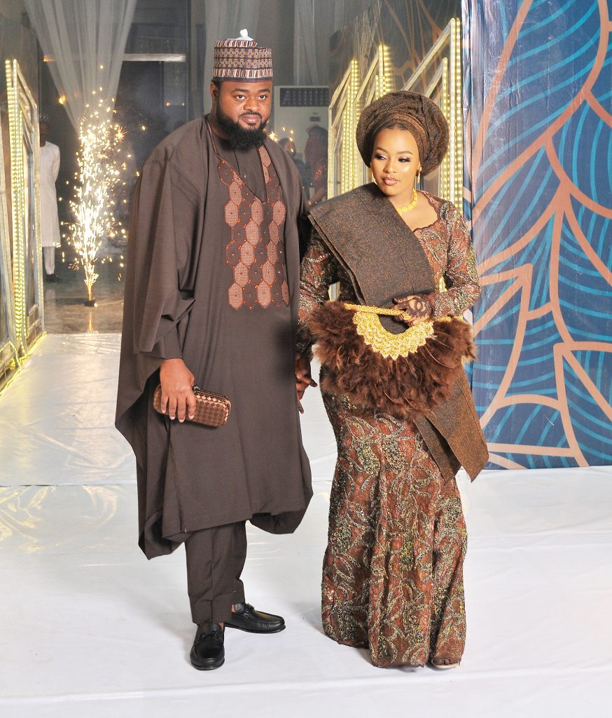 Hadiza-Bashir-Jamoh-and-her-groom-Abba-Kabir-Dankaura