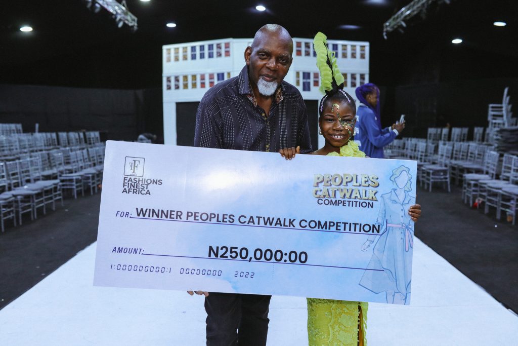 WINNER OF PEOPLES CATWALK AND MR SOLA OYEBADE