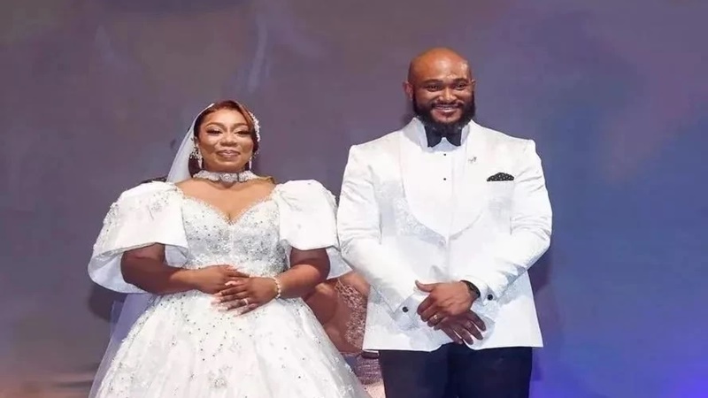 Blossom Chukwujekwu's white wedding to Pastor Ehinome