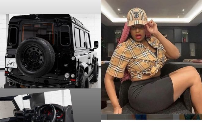 DJ Cuppy's Landrover Defender 90 XS 