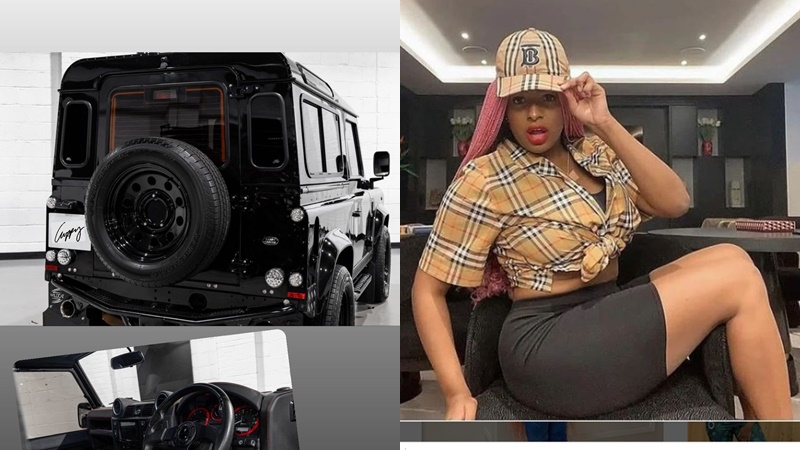 DJ Cuppy's Landrover Defender 90 XS 