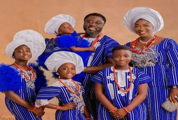 Mercy Johnson marks 11th wedding anniversary with family shoot (Photos)