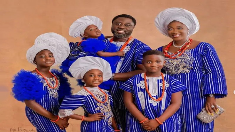 Mercy Johnson marks 11th wedding anniversary with family shoot (Photos)