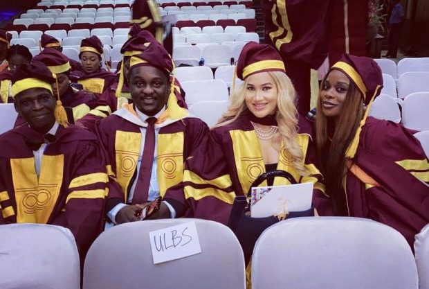 Actress Caroline Danjuma earns an MSc in law
