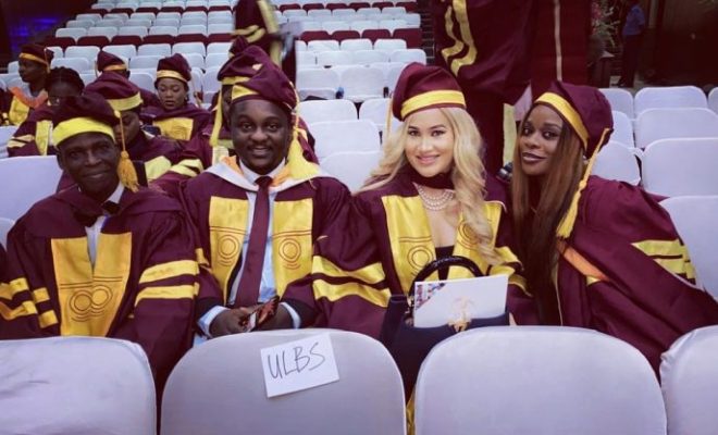 Actress Caroline Danjuma earns an MSc in law