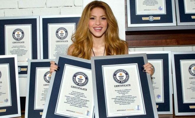 Shakira's diss song against ex-lover breaks 14 Guinness world records