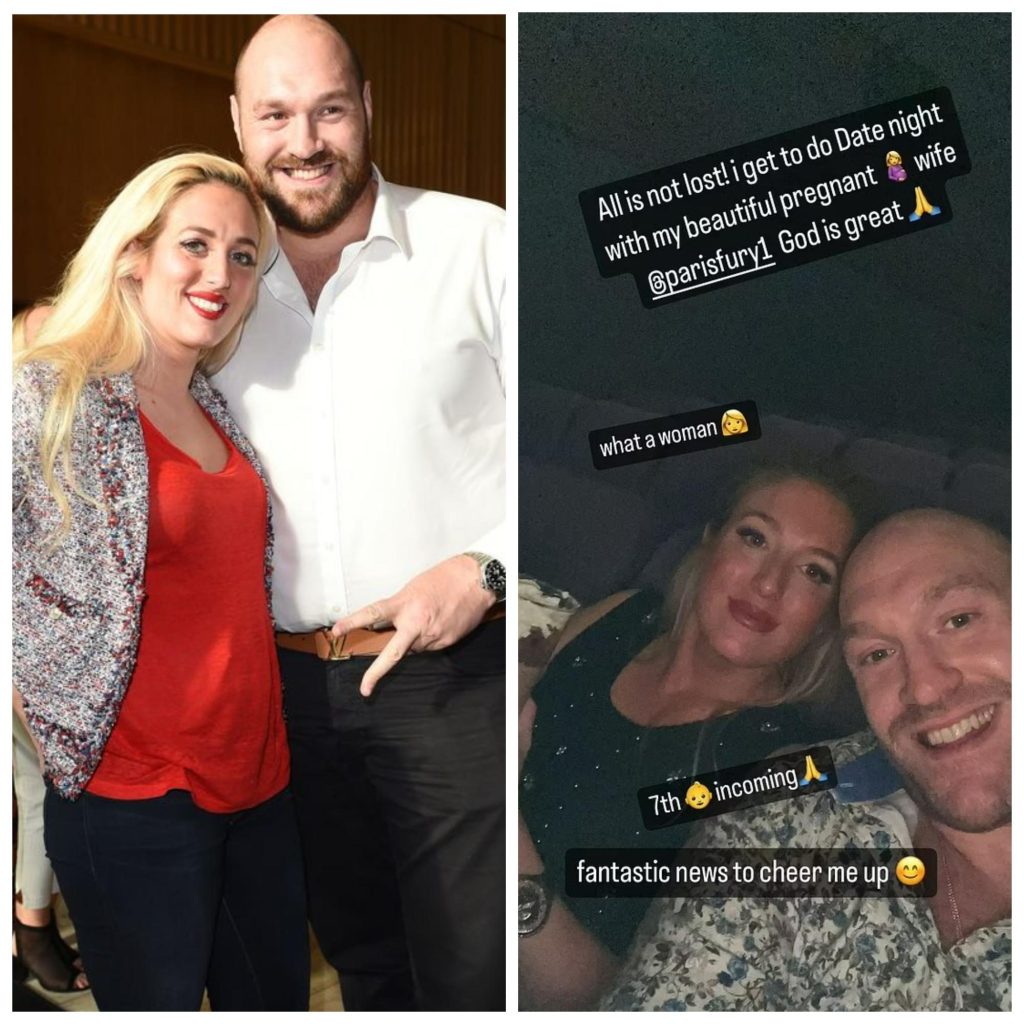 Tyson Fury expects 7th child with wife