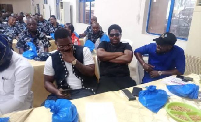 Falz, Mr. Macaroni, others meet CP over security issues