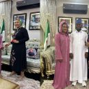 BBNaija star, Phyna visits Yahaya Bello, wife