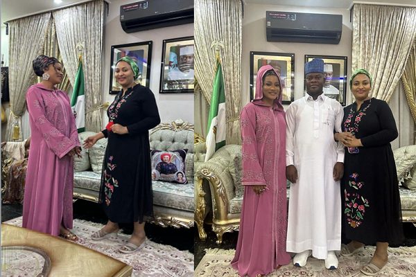 BBNaija star, Phyna visits Yahaya Bello, wife