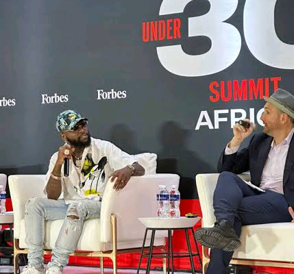 Davido steals spotlight at Forbes 30 Under 30 Africa Summit in Botswana