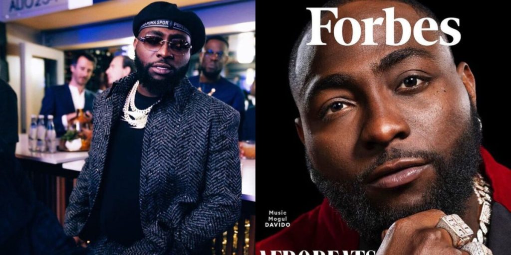 Davido graces Forbes Magazine cover