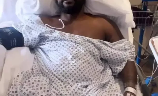 Falz undergoes surgery for knee injury