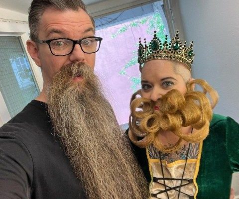 PHOTOS: US woman wins husband in beard competition