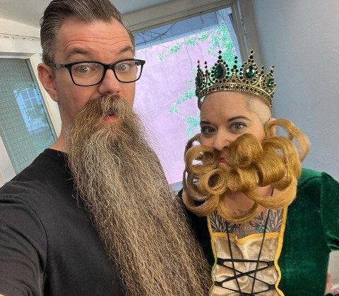 PHOTOS: US woman wins husband in beard competition