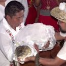 Mexican mayor weds crocodile in harvest ritual